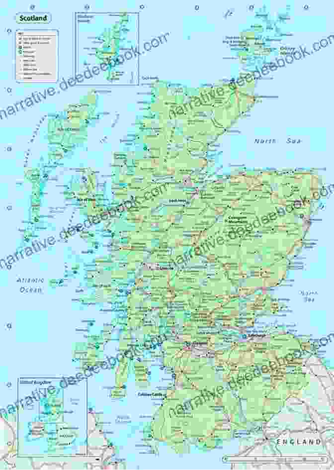 A Detailed Map Of Scotland, Illustrating Its Regions, Cities, And Key Attractions, Providing A Comprehensive Overview For Planning A Memorable Trip. Scotland For Beginners Max Scratchmann