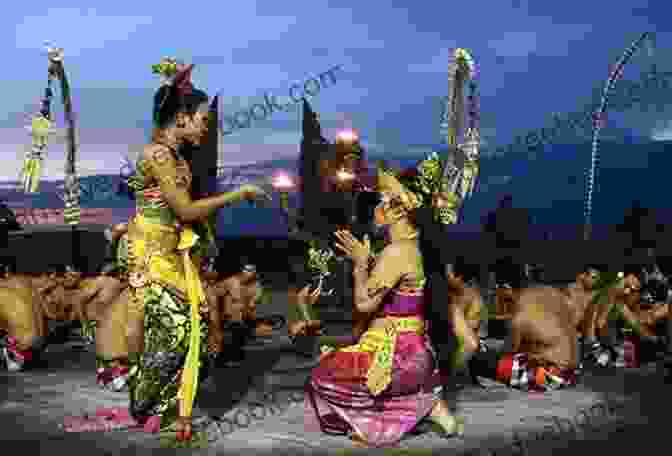 A Group Of Men Perform The Kecak Dance In Bali, Their Bodies Swaying In Unison To The Beat Of A Gamelan Orchestra. Look To The East: A Ritual Of The First Three Degrees Of Masonry