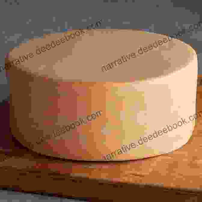 A Large, Golden Wheel Of Cheddar Cheese With A Sharp Texture And A Distinctive Tang. On The Subject Of Cheese