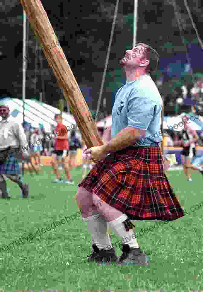 A Lively Image Of The Highland Games, Showcasing Traditional Scottish Sports Such As Caber Tossing, Hammer Throwing, And Tug Of War. Scotland For Beginners Max Scratchmann