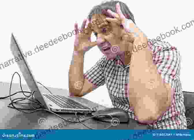 A Person Looking At A Computer With A Worried Expression. Cyberphobia: Identity Trust Security And The Internet
