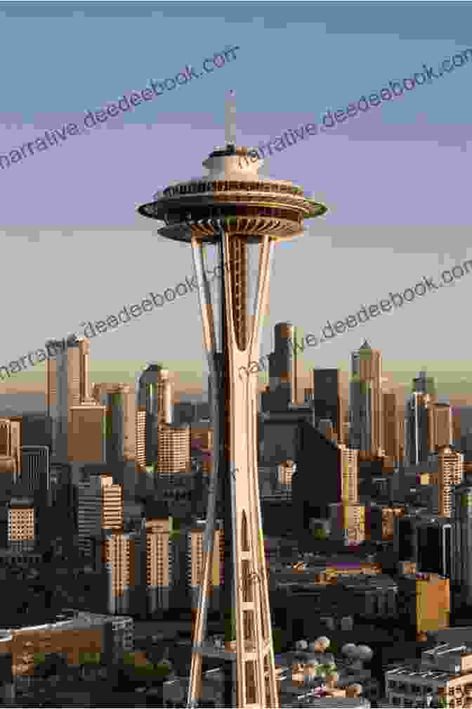 A Photograph Of The Space Needle, An Iconic Landmark In Seattle. Snow In Seattle: A Novel