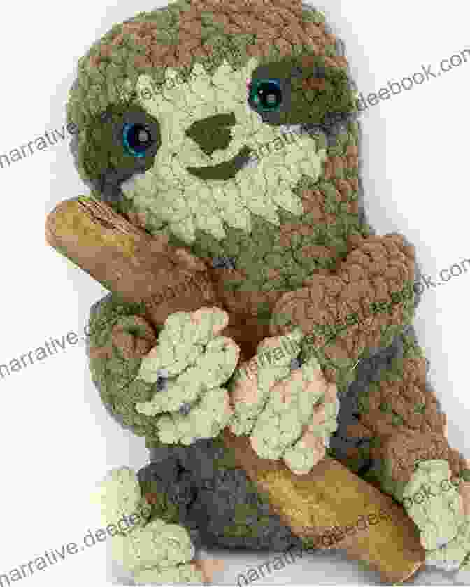 A Sleepy Crochet Sloth Hanging From A Branch Crochet Toys: 10 Funny And Cute Crochet Toys You Will Boundlessly Want To Hug: (Crochet Pattern Afghan Crochet Patterns Crocheted Patterns Crochet Amigurumi)