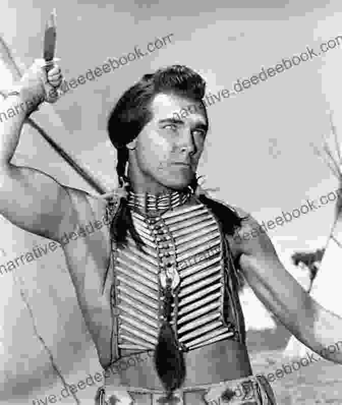 A Still From A Western Film Showing A Native American As A Bloodthirsty Warrior. Celluloid Indians: Native Americans And Film