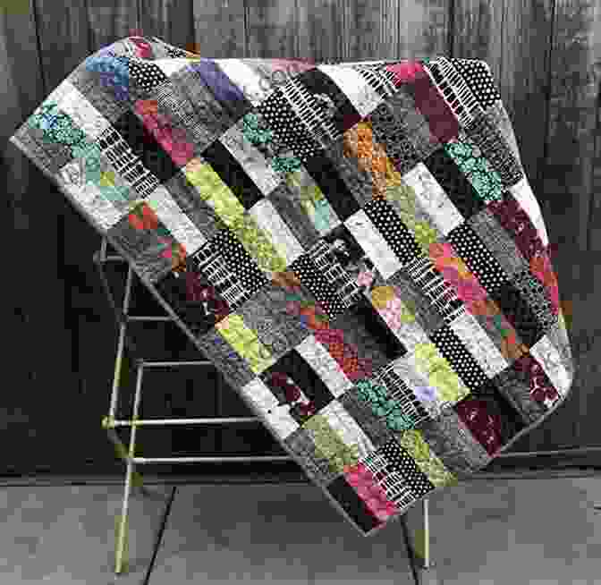 A Vibrant Scrappy Quilt With A Modern Twist, Featuring A Mix Of Bold Colors And Patterns. Sisterhood Of Scraps: 12 Brilliant Quilts From 7 Fantastic Designers