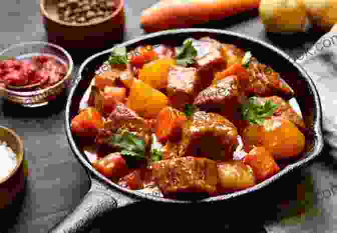 Alpahaca, A Peruvian Hearty And Flavorful Stew Made From Alpaca Meat, Potatoes, Carrots, Peas, And Aji Peppers Authentic Peru Cookbook: Traditional And Famous Recipes From Peru