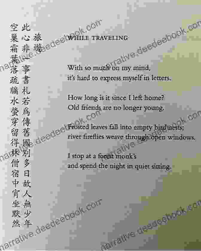Chia Tao's Poem On A Deserted Temple, Using Imagery And Allusion To Convey The Passage Of Time And The Transience Of Human Endeavors When I Find You Again It Will Be In Mountains: The Selected Poems Of Chia Tao