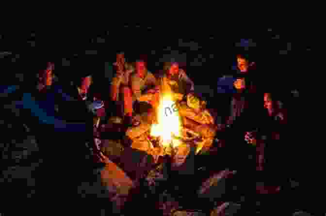 Family Gathered Around Campfire At Night Cowboy For Keeps (Mustang Valley 4)