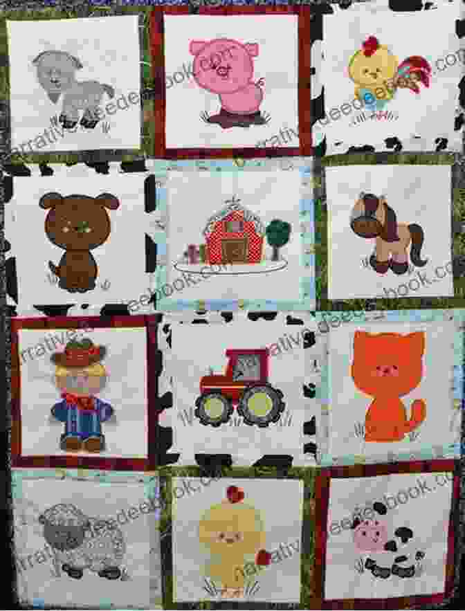 Farm Animal Quilt Pattern Animal Quilts: 12 Paper Piecing Patterns For Stunning Animal Quilt Designs