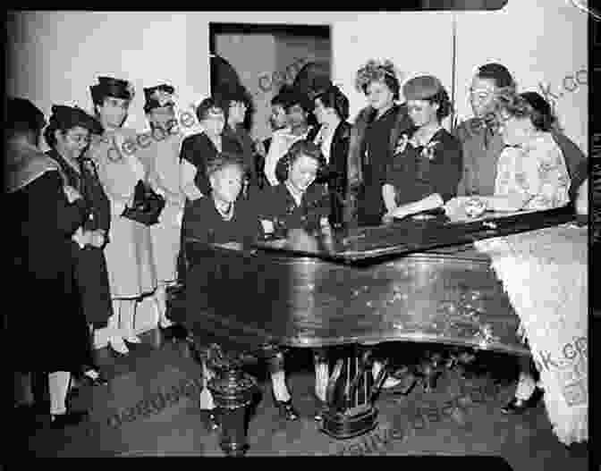 Lady Osbaldestone And Her Companions Gathered Around A Grand Piano, Singing 'Joy To The World' Lady Osbaldestone And The Missing Christmas Carols (Lady Osbaldestone S Christmas Chronicles 2)