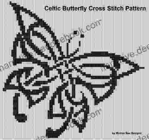 Celtic Butterfly Cross Stitch Pattern
