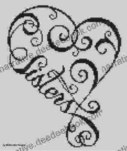 Sisters Heart Cross Stitch Pattern
